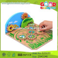 2015 Newest Promotional Wooden Toys,Wooden Gear Game Toys,Insect Gear Board Gear Toys